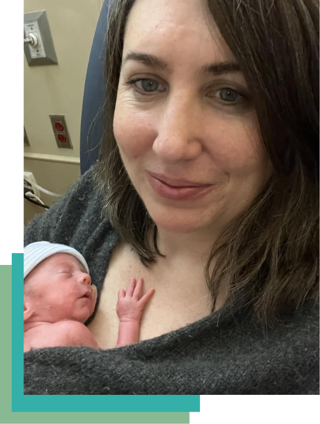 Robyn and baby